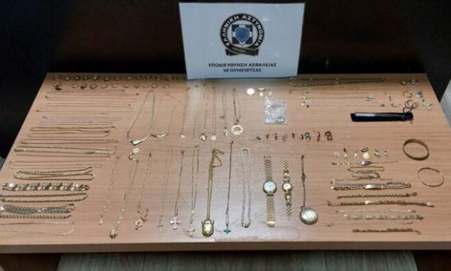 Ηγουμενίτσα: Είχε κάνει επτά διαρρήξεις, είχε αρπάξει τιμαλφή αξίας 50.700 ευρώ