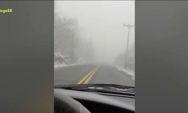 Κακοκαιρία «Alexandros»: Στα «λευκά» ντύθηκαν Κοζάνη και Καστοριά - Προβλήματα προκάλεσε στην Κρήτη