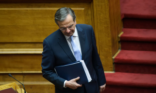 Αντώνης Σαμαράς: Ομόφωνα εκτός Κοινοβουλευτικής Ομάδας της Νέας Δημοκρατίας
