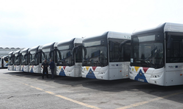 Απεργία - Θεσσαλονίκη: Με προσωπικό ασφαλείας την Τετάρτη 50 λεωφορεία του ΟΑΣΘ