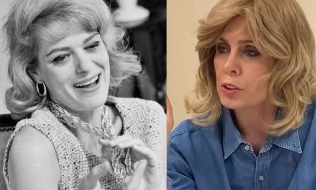 Σαν δύο σταγόνες νερό: Η απίστευτη μεταμόρφωση της Κατερίνας Διδασκάλου σε Μελίνα Μερκούρη