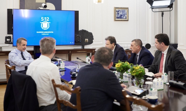 Σύσκεψη υπό τον Πρωθυπουργό Κυριάκο Μητσοτάκη για τον Οργανισμό Διαχείρισης Υδάτων Θεσσαλίας