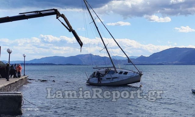 Αναποδογύρισε σκάφη ο δυνατός αέρας!