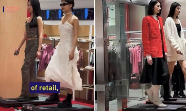 Κατάστημα αντικατέστησε τις ψεύτικες κούκλες ρούχων με μοντέλα που περπατούν σε διάδρομο