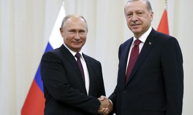 Τηλεφωνική επικοινωνία Πούτιν με Ερντογάν - Τι συζήτησαν