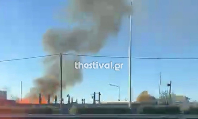 Μεγάλη φωτιά στα δυτικά της Θεσσαλονίκης - Άμεση κινητοποίηση της Πυροσβεστικής