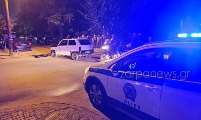 Τροχαίο στα Χανιά: Τραυματίστηκε γυναίκα που επέβαινε σε μηχανή