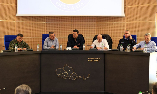 Κικίλιας - Κουρέτας από Λάρισα: Ο σχεδιασμός για αντιμετώπιση πλημμυρών και χιονοπτώσεων