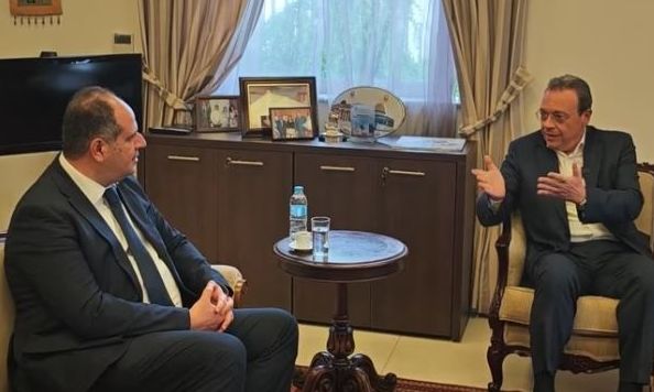 Στην πρεσβεία της Παλαιστίνης ο Φάμελλος - «Στη Γάζα γίνεται γενοκτονία»