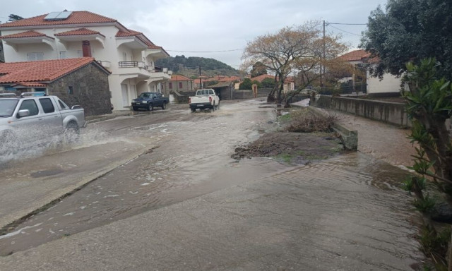 Κακοκαιρία BORA: Η θεομηνία της δεκαετίας στη Λήμνο, έπεσαν 141 τόνοι νερού σε λίγες ώρες