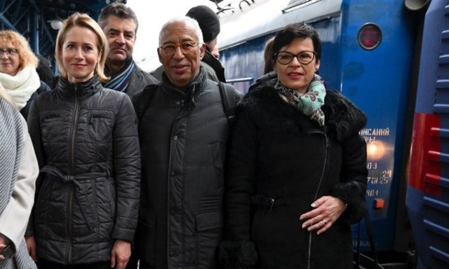 Ουκρανία: Η Κάγια Κάλας και ο Αντόνιο Κόστα στο Κίεβο - Πρώτη ημέρα στα νέα τους καθήκοντα