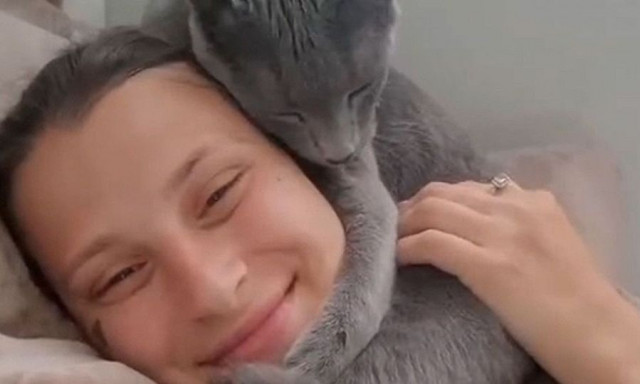 Γάτα εκφράζει την αγάπη στο αφεντικό της με... κεφαλοκλείδωμα - Η τρυφερή τους αγκαλιά