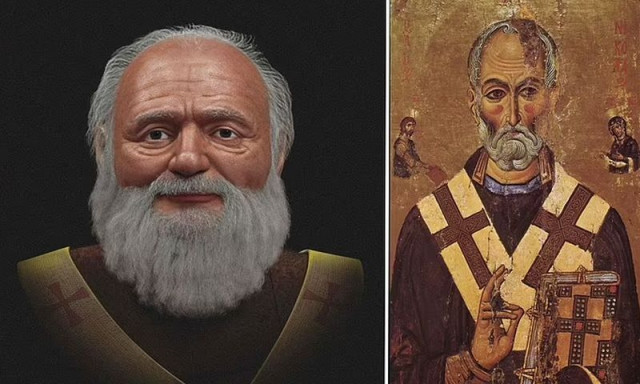 Άγιος Βασίλης: Αυτό είναι το πρόσωπό του - Αποκαλύφθηκε μετά από 1.700 χρόνια