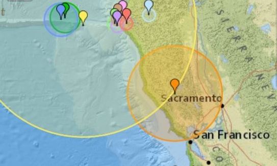 Ισχυρός σεισμός μεγέθους 7 ρίχτερ ανοιχτά της Καλιφόρνια – Προειδοποίηση για τσουνάμι (LIVE εικόνες)