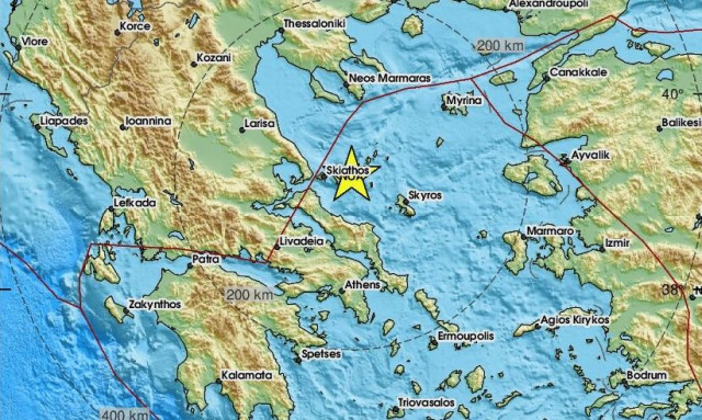 Σεισμός στην Αλόννησο - Αισθητός και στη Σκόπελο (pics)