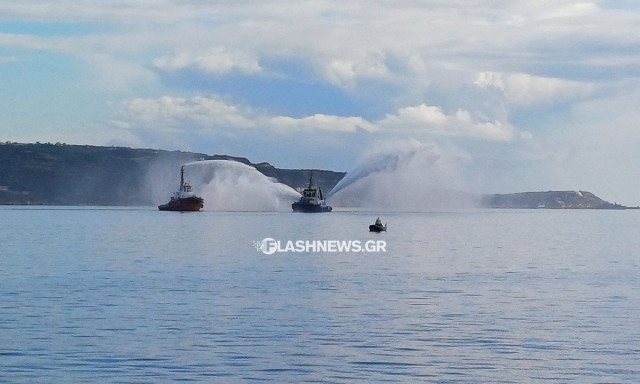 Στο λιμάνι της Σούδας το δεύτερο ισχυρότερο ρυμουλκό της Ελλάδας – Η εντυπωσιακή υποδοχή
