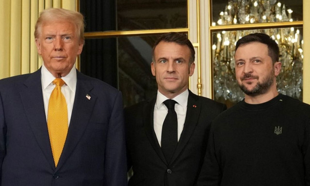 Γαλλία: Τριμερής συνάντηση Μακρόν, Τραμπ και Ζελένσκι