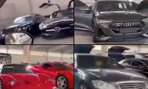 Συρία: Ο στόλος των πολυτελών αυτοκινήτων του Άσαντ αποκαλύφθηκε στα υπόγεια του παλατιού