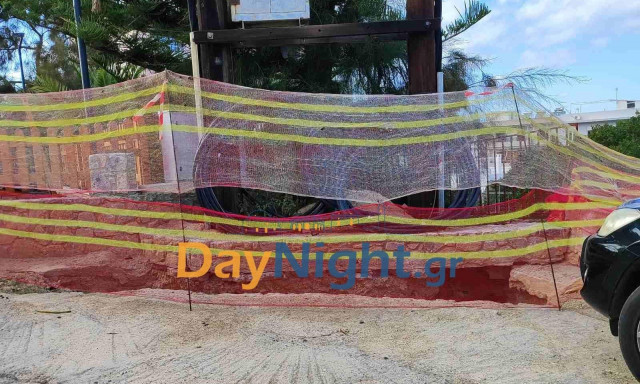 Απίστευτη εικόνα στο Ρέθυμνο: Τεράστια τρύπα της ΔΕΗ δίπλα ακριβώς σε παιδική χαρά! | ΦΩΤΟ