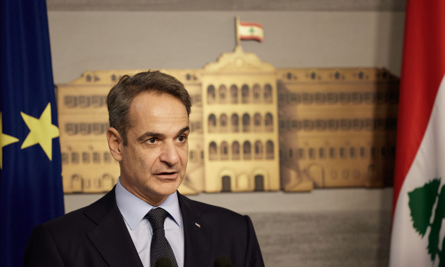 Ο Κυριάκος Μητσοτάκης στο Λίβανο: Σε ετοιμότητα η Ελλάδα για οποιαδήποτε συνδρομή