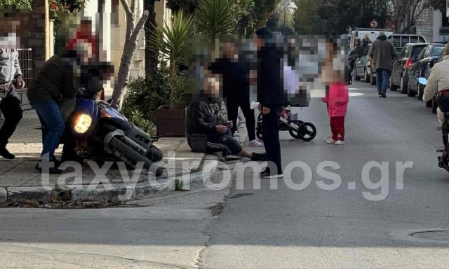 Βόλος: Στο νοσοκομείο οδηγός μηχανής μετά από τροχαίο