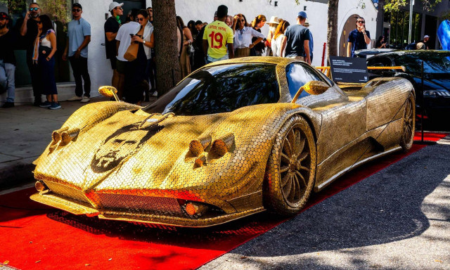 Μια Pagani Zonda από κέρματα