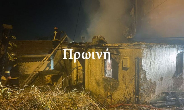 Τραγωδία στην Καβάλα: Νεκρός ηλικιωμένος από φωτιά σε μονοκατοικία