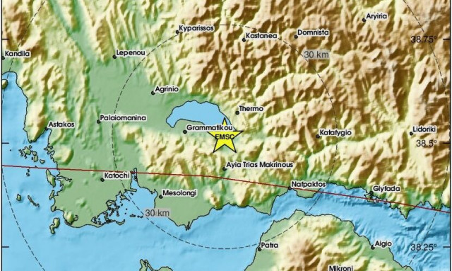 Ισχυρός σεισμός ταρακούνησε το Αγρίνιο - Ιδιαίτερα αισθητός στη δυτική Ελλάδα