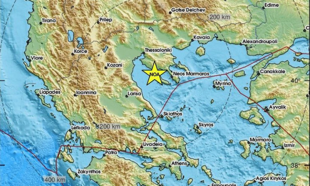 Σεισμός κοντά στα Νέα Μουδανιά - Αισθητός και στη Θεσσαλονίκη (pics)
