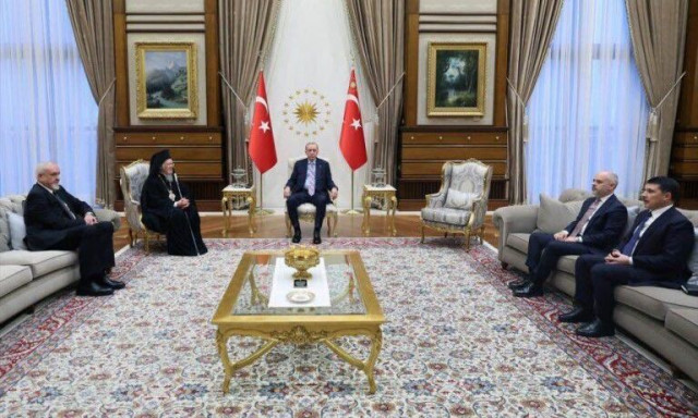 Ο Οικουμενικός Πατριάρχης Βαρθολομαίος έθεσε στον Ερντογάν το θέμα των Χριστιανών της Συρίας