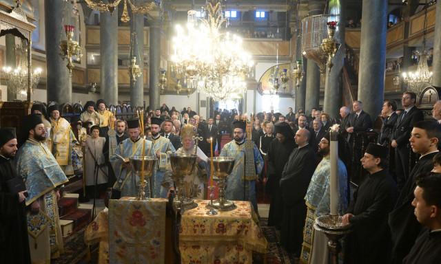 Σε κλίμα κατάνυξης ο εορτασμός των Θεοφανίων στο Φανάρι