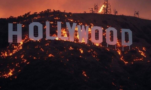 Φλέγεται το «Χόλιγουντ»; Όργιο φημών για την εμβληματική πινακίδα της «Πόλης των Αγγέλων»