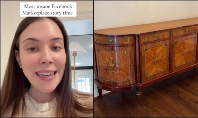 Νεαρή Αμερικανίδα αγόρασε κομοδίνο από το Facebook marketplace και ψαχουλεύοντάς το βρήκε «θησαυρό»