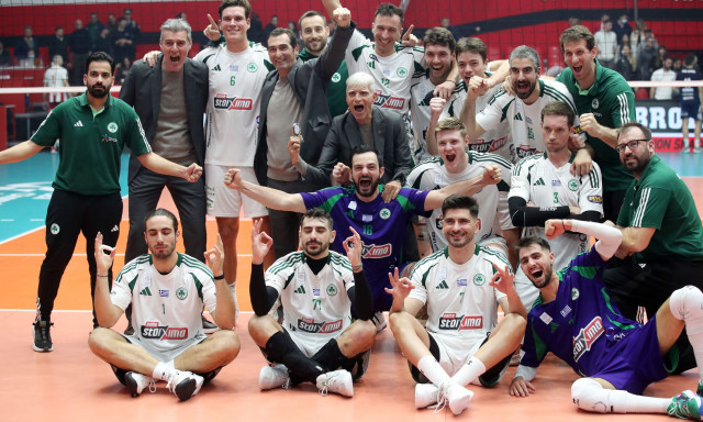 Βόλεϊ: Θρίαμβος Παναθηναϊκού στην έδρα του αιωνίου με σπουδαία ανατροπή