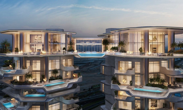 Ντουμπάι: Συνδέουν ουρανοξύστες 1 δισεκατομμυρίου δολαρίων με πισίνα - Δείτε εικόνες