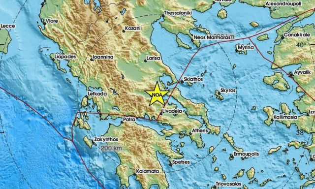 Σεισμός στον Μαλιακό Κόλπο - Κοντά στη Στυλίδα το επίκεντρο (pics)