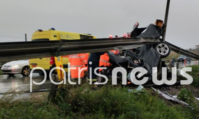 Τροχαίο στην Πατρών - Πύργου: Σε κρίσιμη κατάσταση στο νοσοκομείο ο 24χρονος τραυματίας