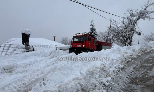 Φθιώτιδα: Επιχείρηση απεγκλωβισμού ηλικιωμένων στην ορεινή Μερκάδα