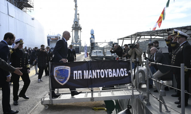 Τελετή ονοματοδοσίας των περιπολικά σκαφών «Island» με «νονό» τον Νίκο Δένδια