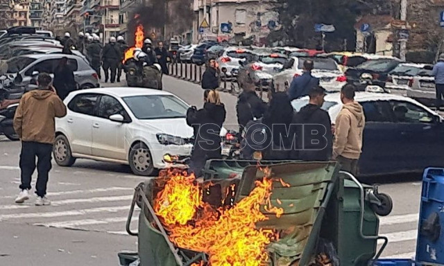 Θεσσαλονίκη: Επεισόδια στην πορεία για την τραγωδία των Τεμπών