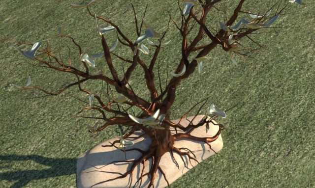 Στην τελική ευθεία η εγκατάσταση του γλυπτού για τα Τέμπη στην Αθήνα