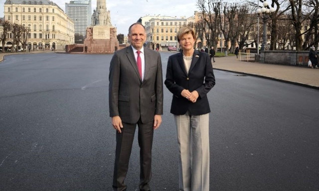 Στην Λετονία ο Γιώργιος Γεραπετρίτης