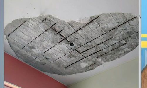 Περιστέρι: «Έβρεξε» σοβάδες σε σχολείο - Στο νοσοκομείο εκπαιδευτικός