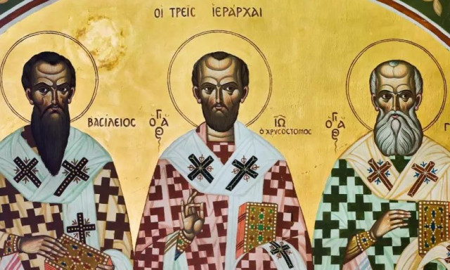 Τρεις Ιεράρχες: Ποιοι ήταν οι άγιοι που τιμά σήμερα η Εκκλησία - Γιατί γιορτάζουν μαζί