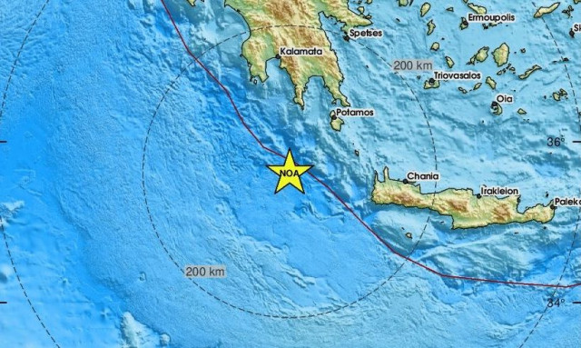 Σεισμός δυτικά της Κρήτης (pics)