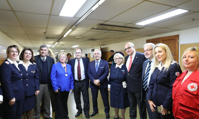 Ο Ελληνικός Ερυθρός Σταυρός εγκαινίασε τον Σταθμό Πρώτων Βοηθειών στο Εφετείο Πειραιά