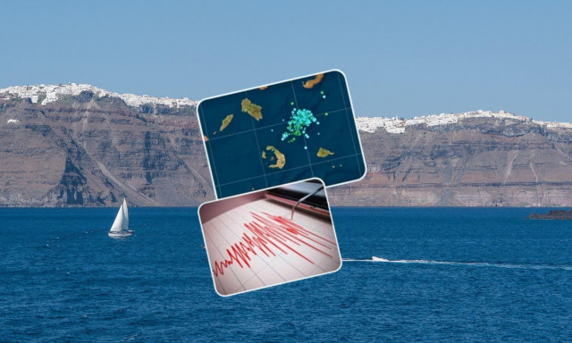 Σαντορίνη: Οκτώ σεισμοί σε διάστημα λίγης ώρας