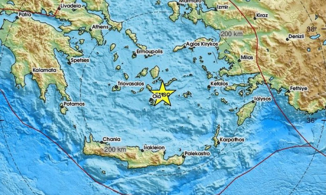 Νέος ισχυρός σεισμός μεταξύ Σαντορίνης και Αμοργού - Αισθητός και στην Αττική (pics)