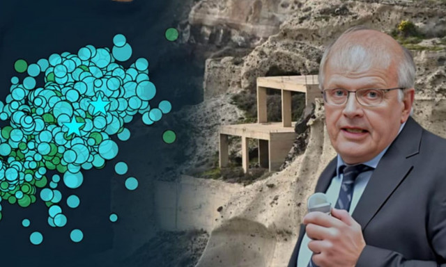 Τσελέντης για Σαντορίνη: «Προσοχή, το φαινόμενο εξελίσσεται, δεν υπάρχει ύφεση»