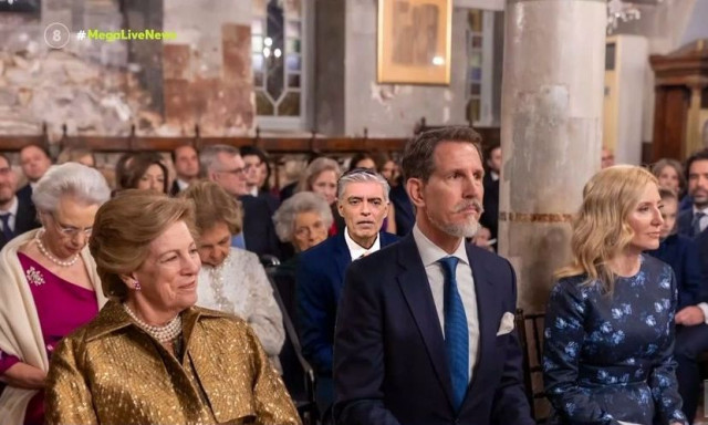 Ο Νίκος Ευαγγελάτος «ταξίδεψε» στον γάμο Νικόλαου Ντε Γκρες και Χρυσής Βαρδινογιάννη